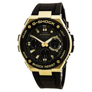 Men's Watch Casio G-Shock 5444 GST-W100G Tough Solar Multi Band 6 Gold Black